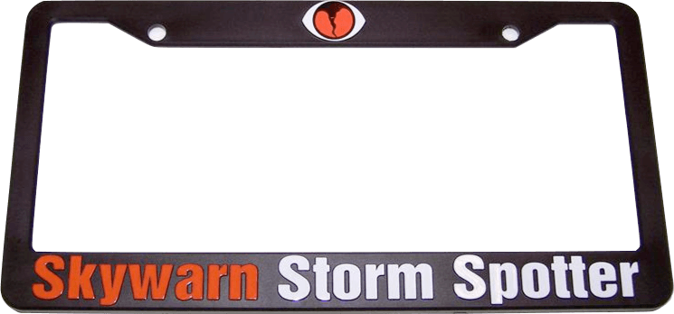 SKYWARN Storm Spotter License Plate Frame