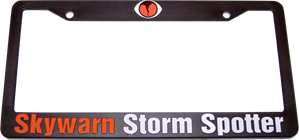 SKYWARN Storm Spotter License Plate Frame