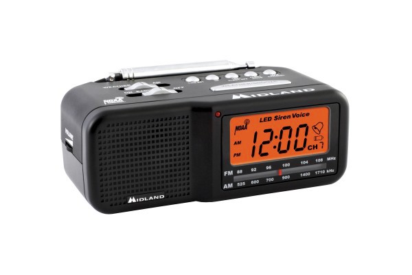 Midland Alarm Clock Weather Alert Radio, Alarm Clock Weather